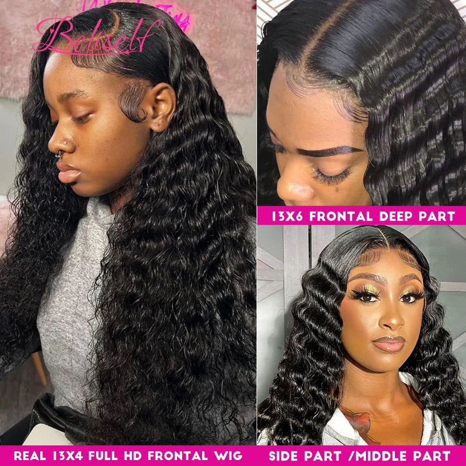 13×6 Loose Deep Wave HD Lace Front Wig