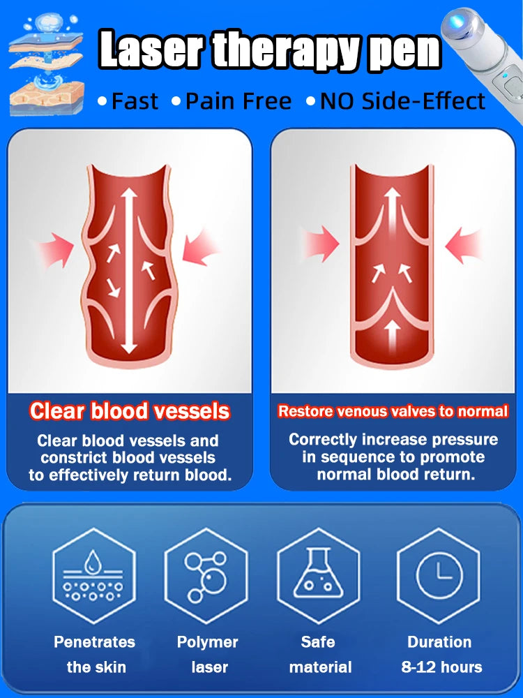 Laser leg vein repair