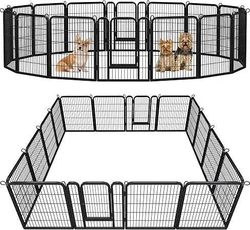 Foldable Metal Pet Playpen Dog Exercise Kennel