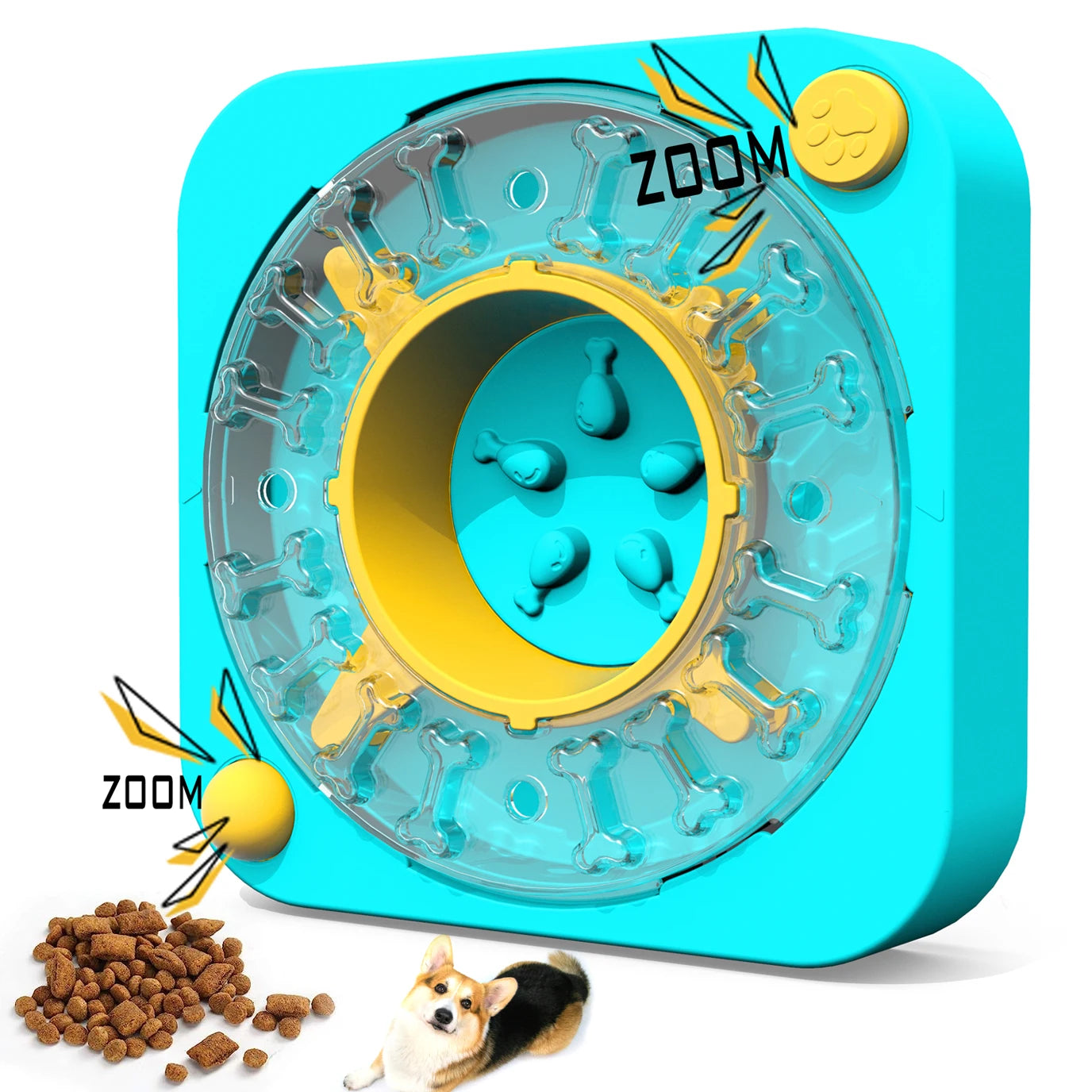 Dog Puzzle Feeder Interactive Treat Toy