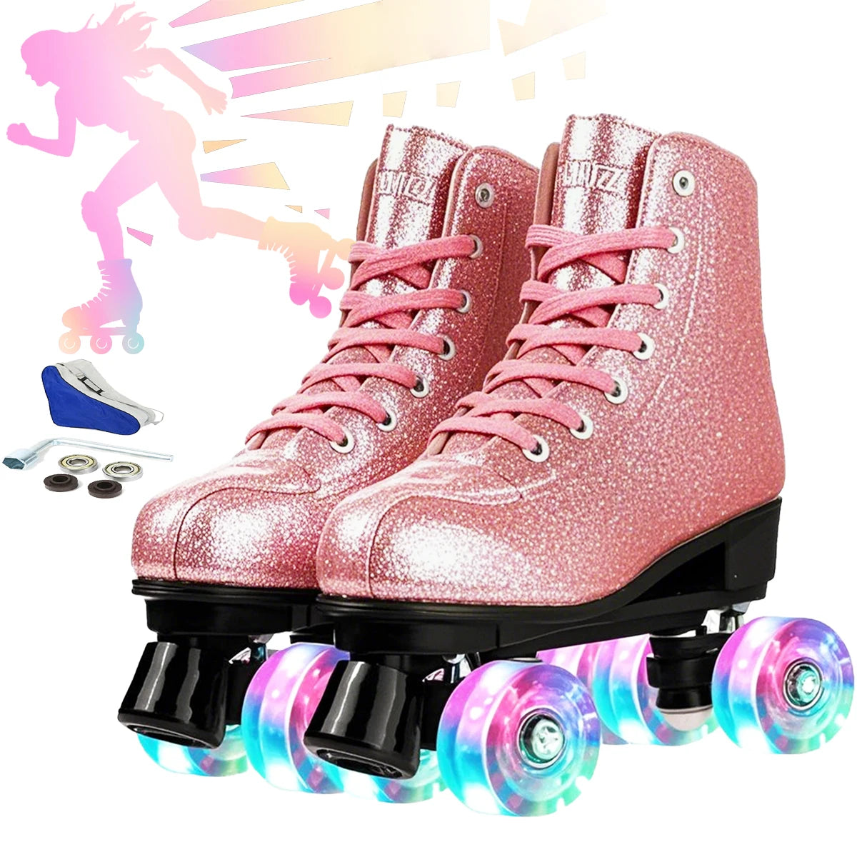 Beginner Outdoor Flashing Skate Shoes