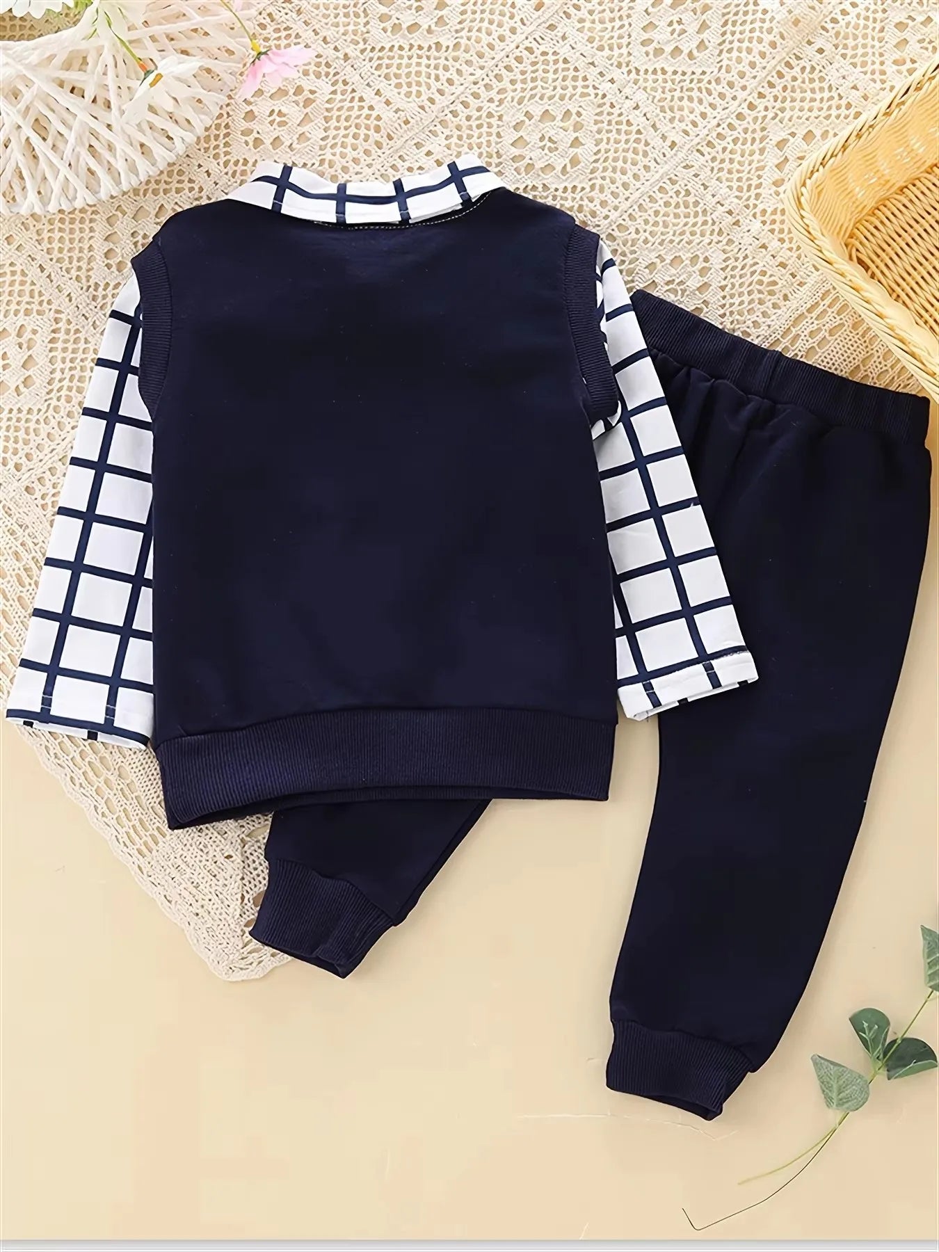 Boys Fashion Two-Piece Pants Set