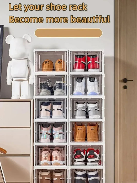 6/3/1 Layers Shoes Rack Storage Stackable Dustproof