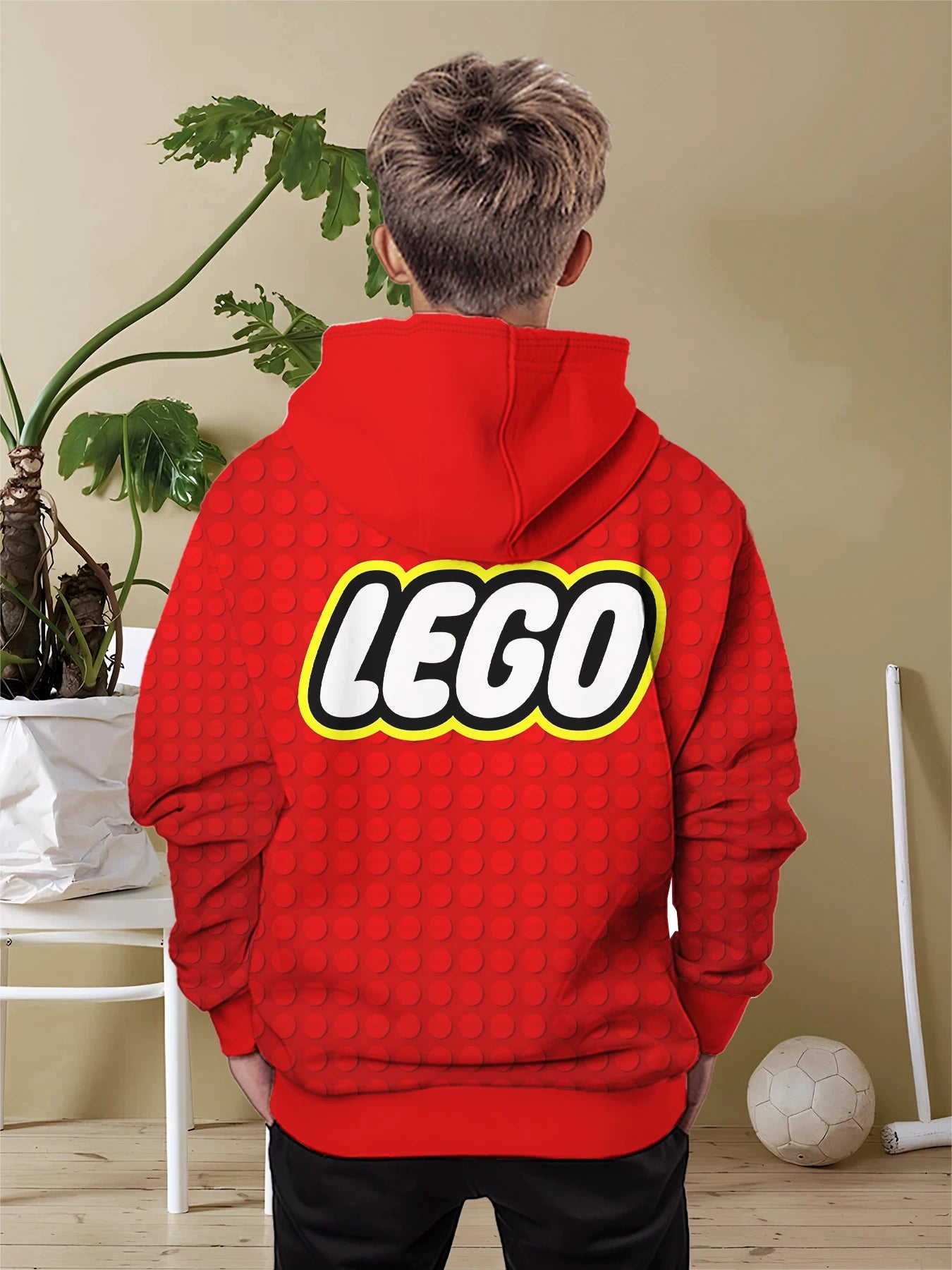 L-LEGOS 3D Print All Seasons Pullover Tops