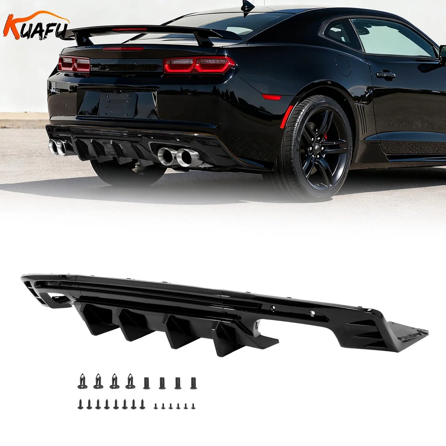 2016-2024 CAMARO SS LT1 LS Rear Bumper Lip Diffuser
