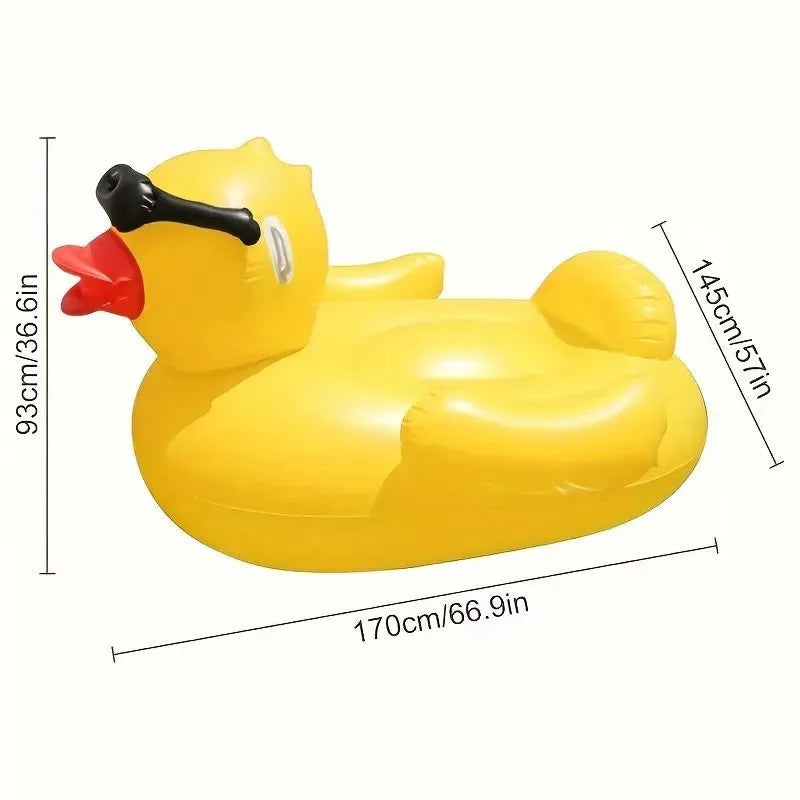 Thickened Big Yellow Duck Floating Mat