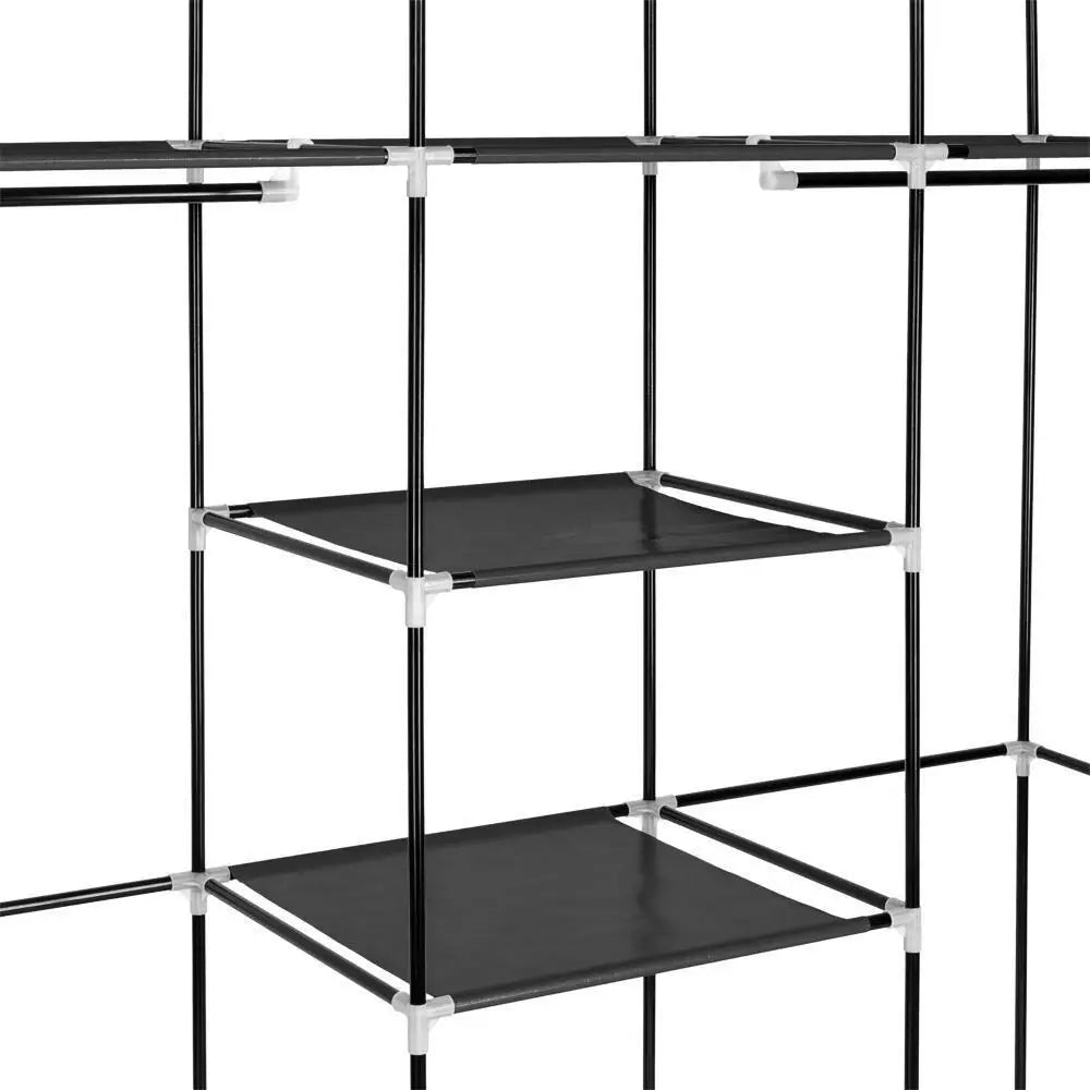 69 inch portable clothing storage cabinet