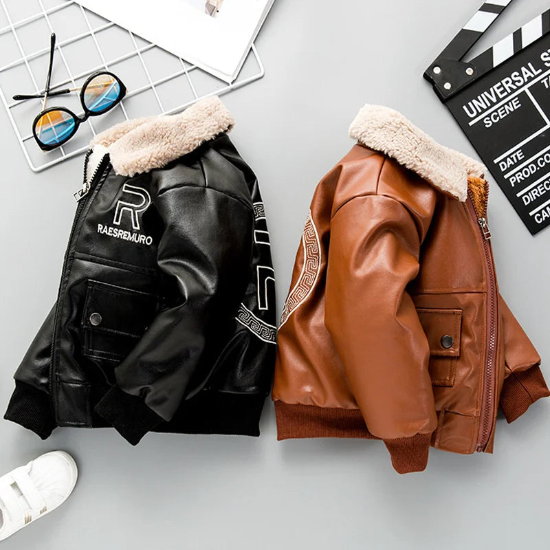 Childrens Leather Jacket