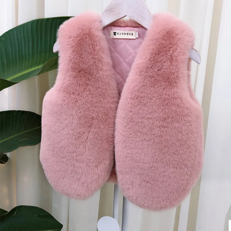 Faux Fur Vest Outerwear