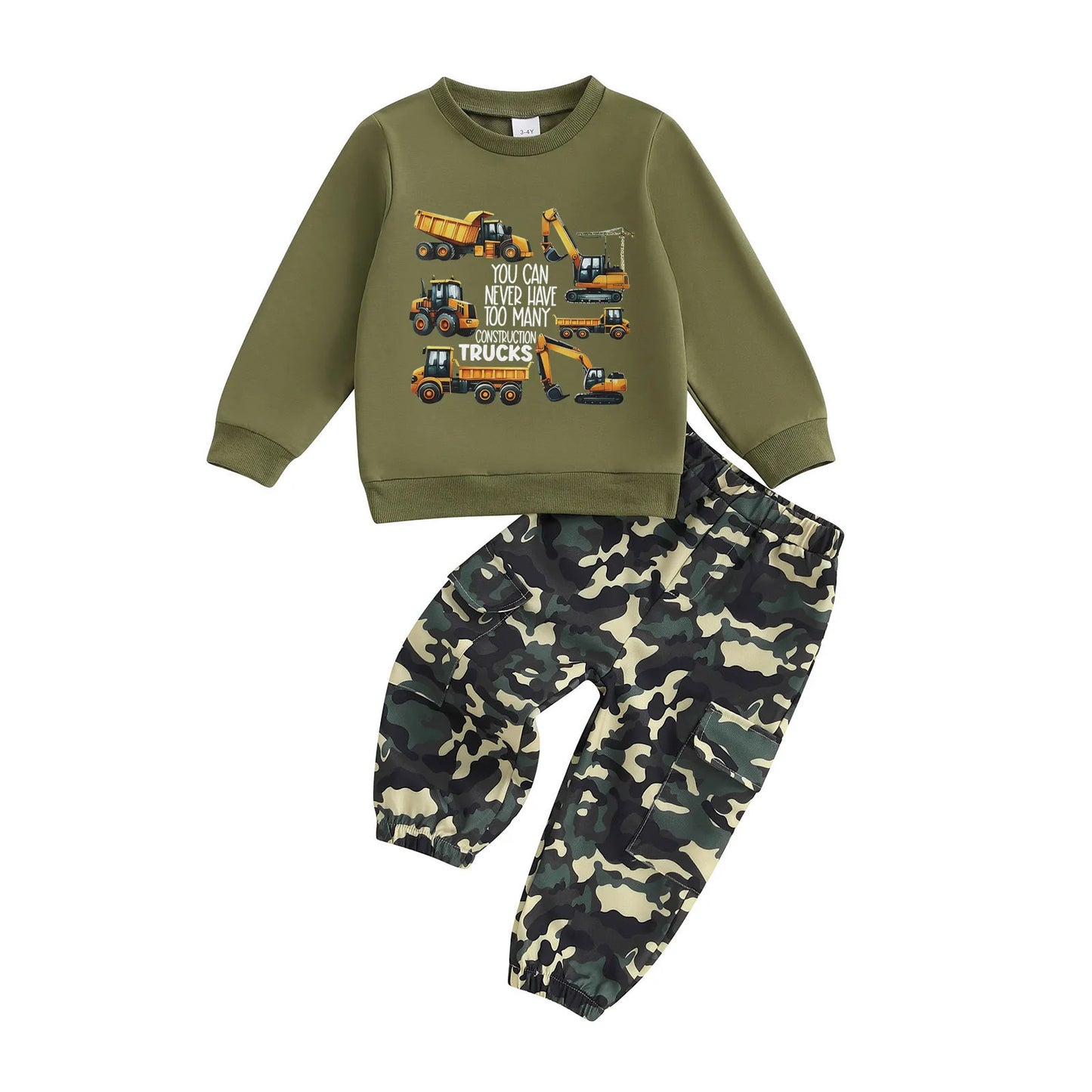 2-Piece Outfit Long Sleeve Crew Neck