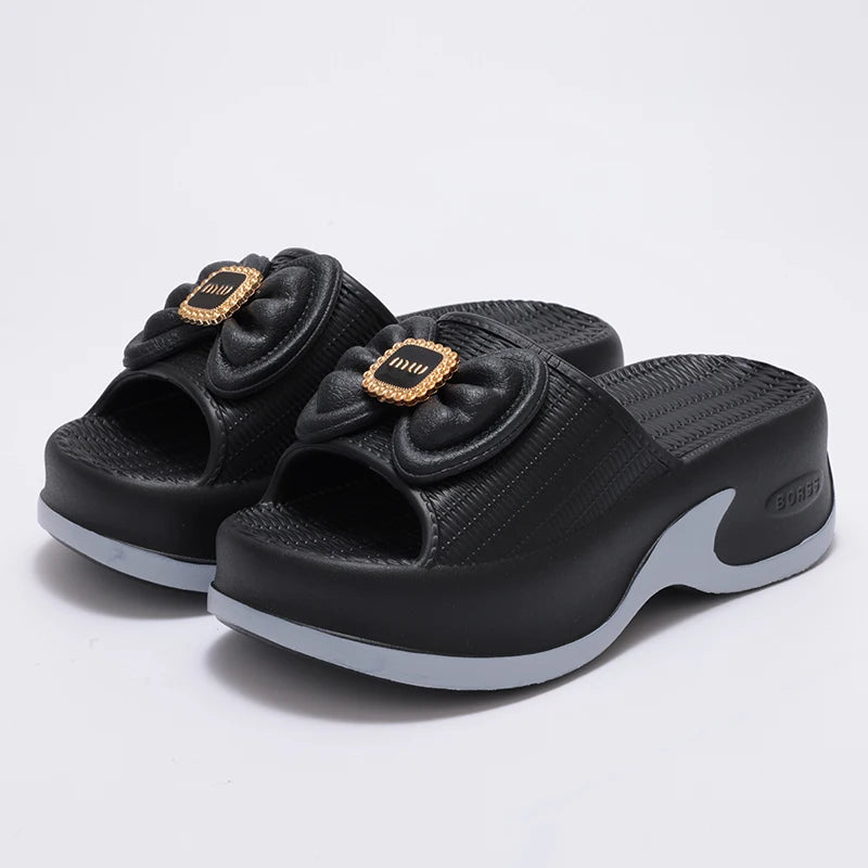 Fashion Thick-Soled Slippers Soft Versatile