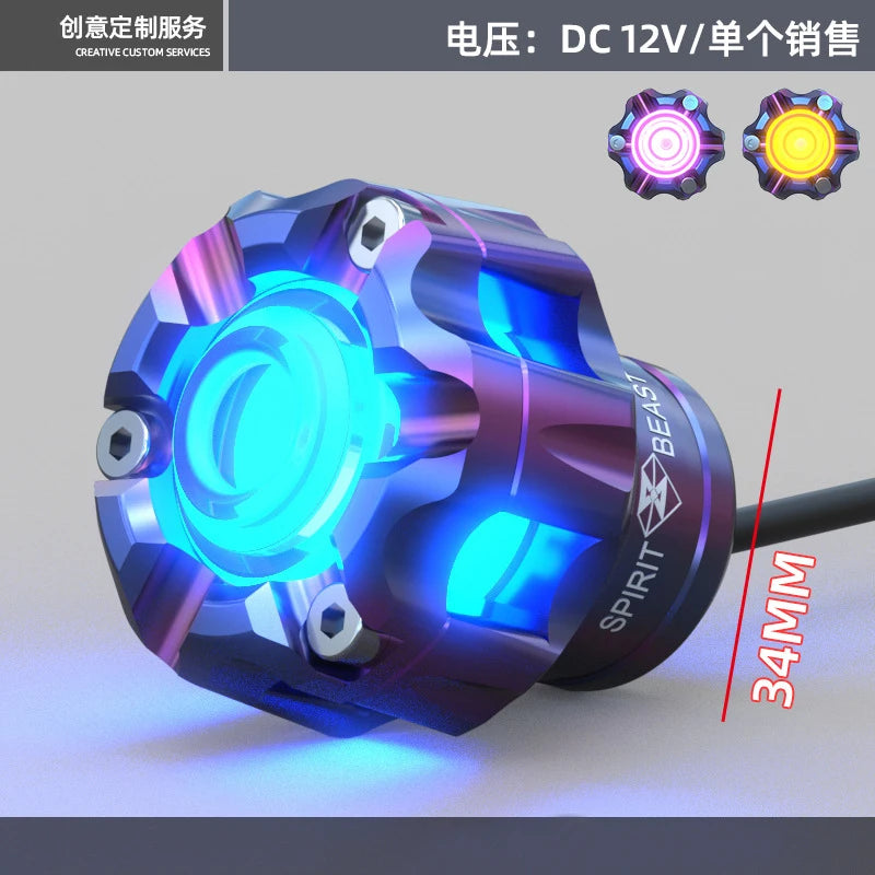 1 Piece Motorcycle Front Fork Electric LED Light