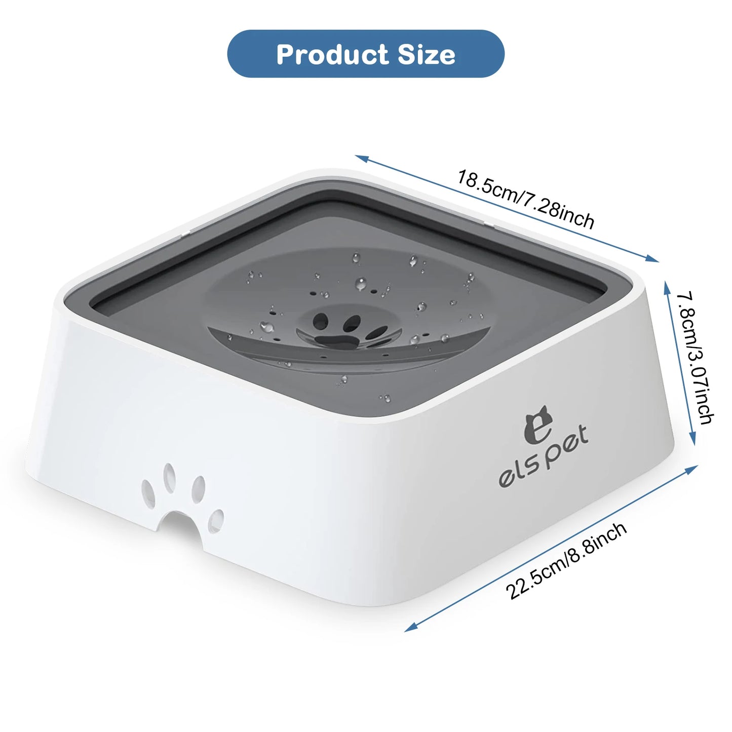 Pet Water Bowl Anti Spill Automatic Dog Bowl