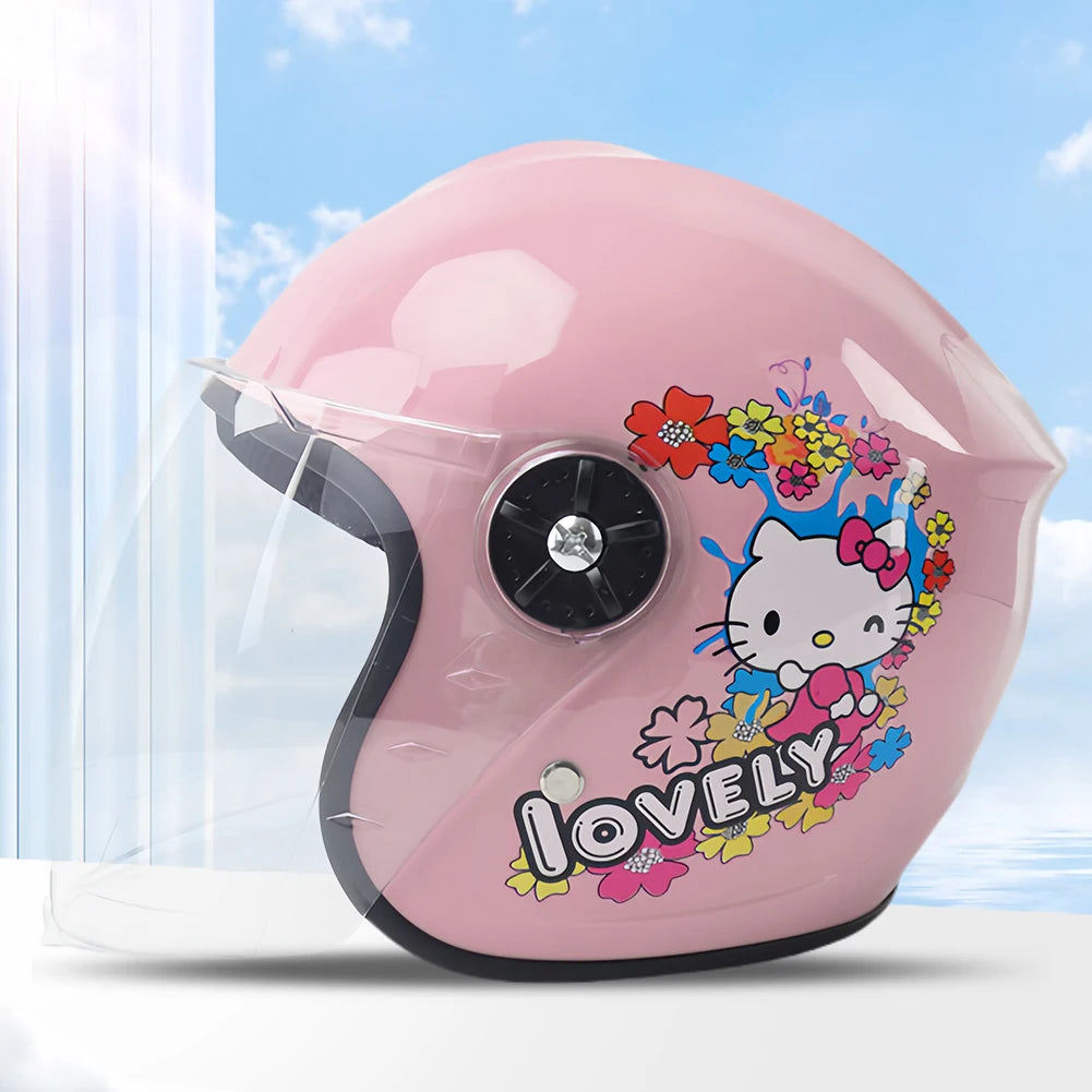 Children Motorcycle Helmet Four Seasons Open Face