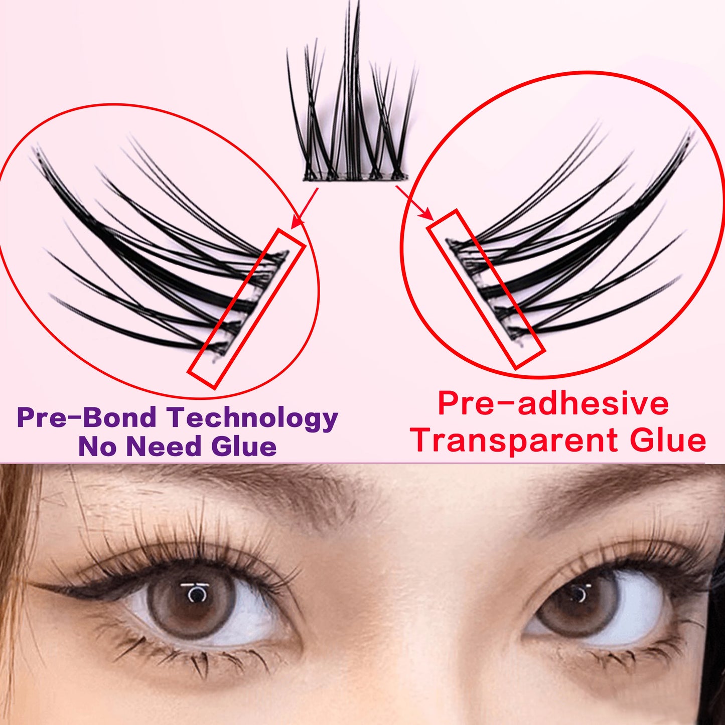 No Glue Needed DIY Eyelash Self Adhesive