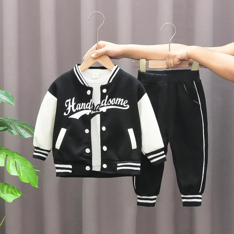 Kids Baseball Casual Sports Tracksuit