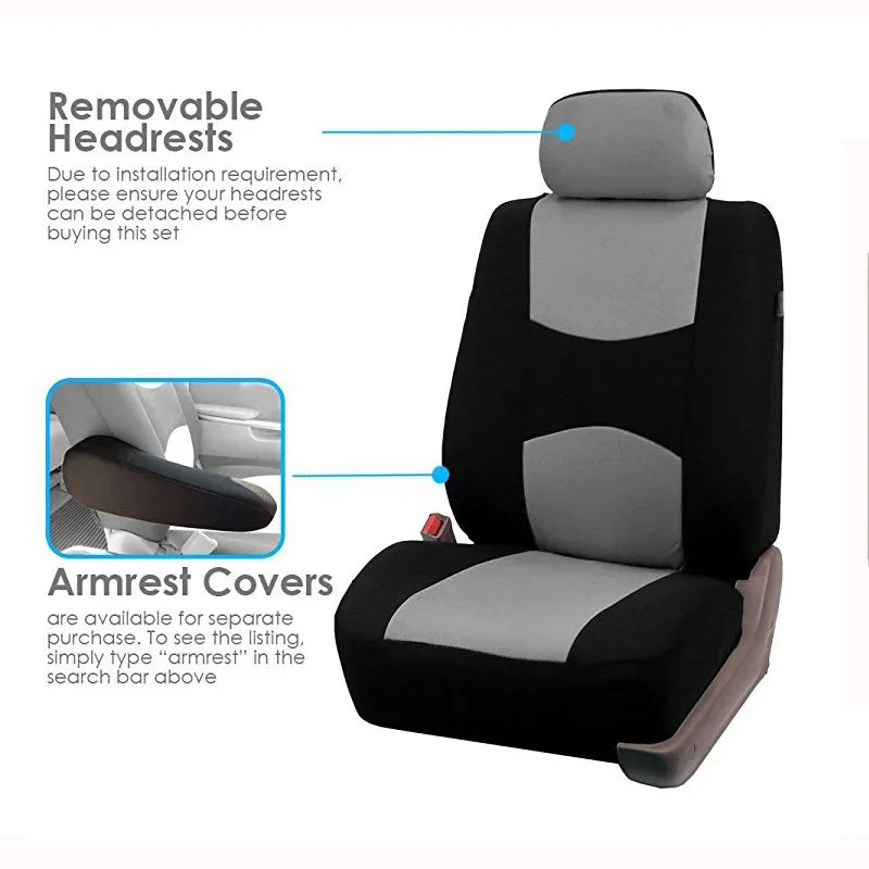 Vehicle Seat Covers Universal Car Accessories Multiple Colors