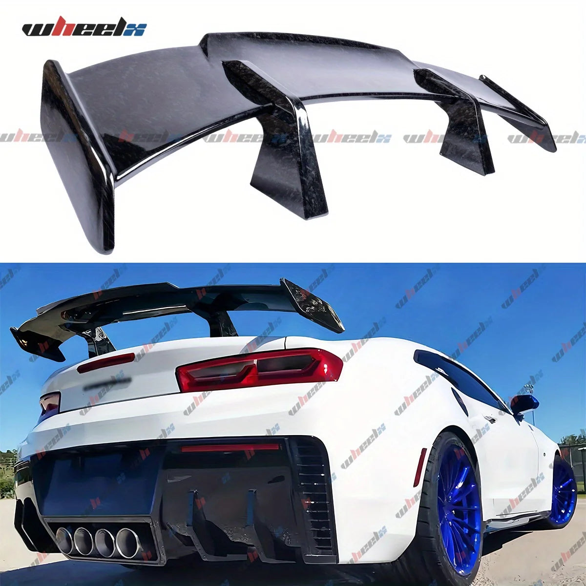 Universal 58 Inch ABS GT Style Trunk Spoiler