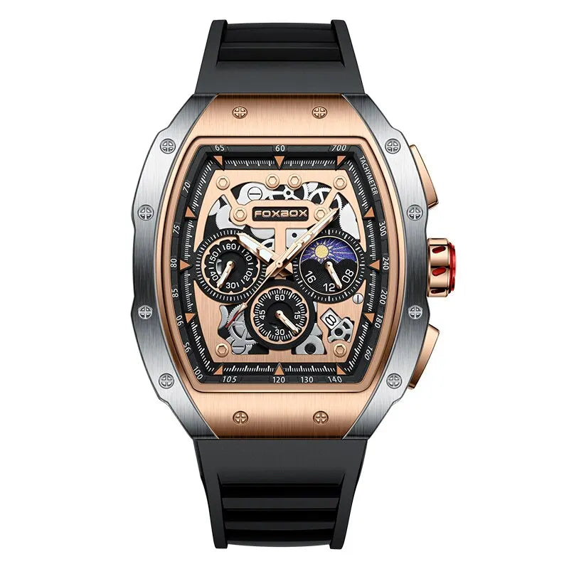 Waterproof Military Quartz Chronograph Wristwatch