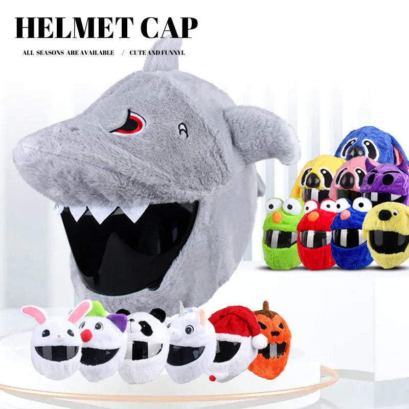 Uchoose Motorcycle Helmet Cover Cartoon Plush