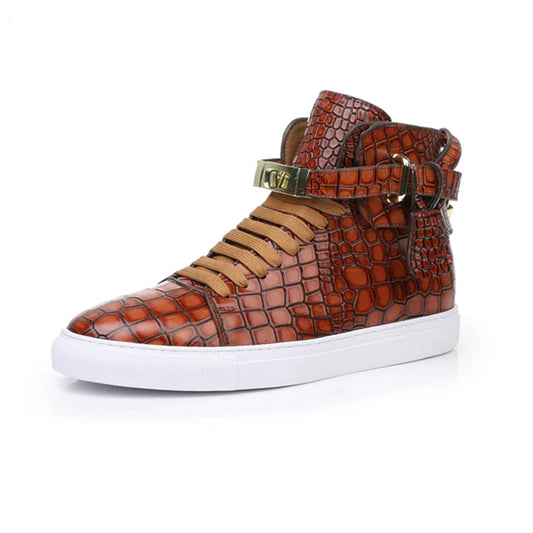 Genuine Natural Leather High Quality Sneakers