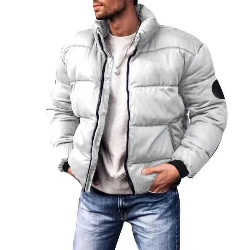Cotton Stand Collar Casual Style Coat
