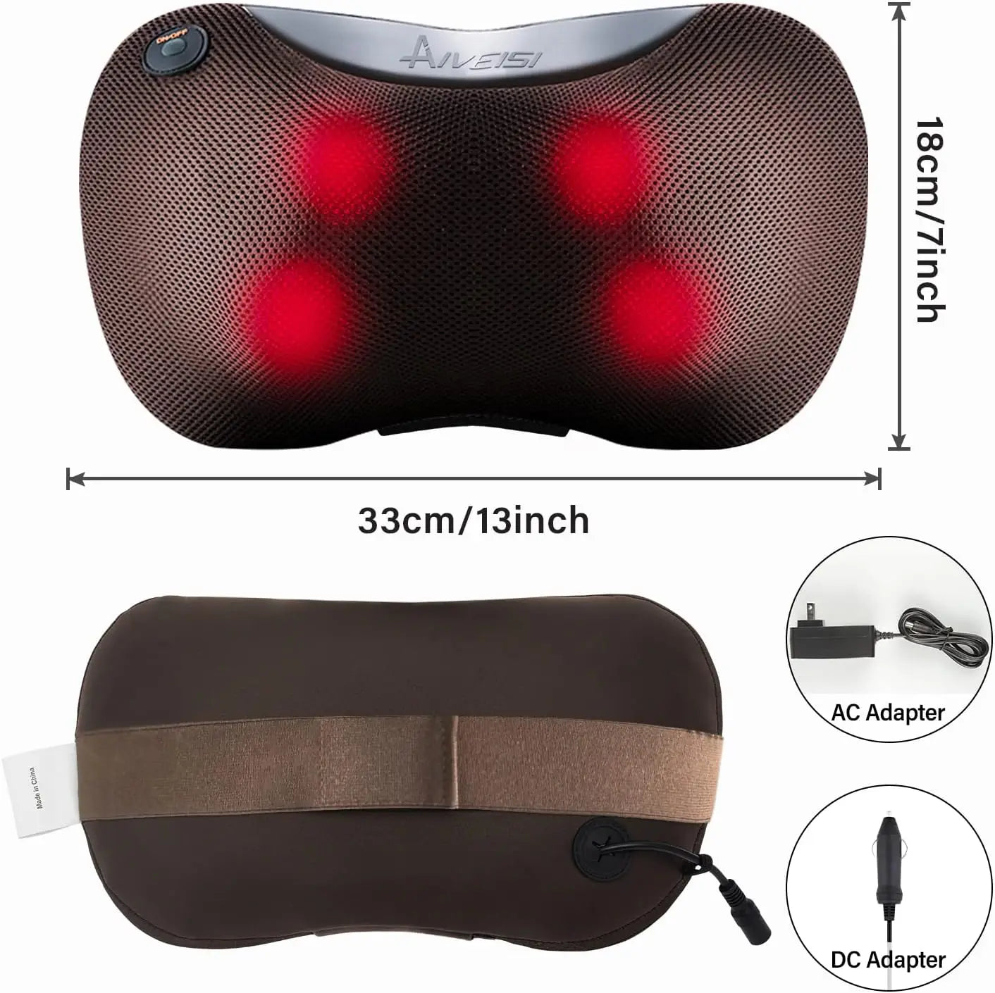 Shiatsu Neck and Back Massager with Heat