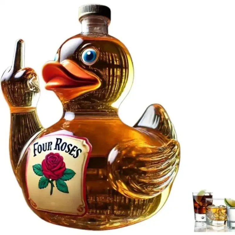 Funny Animal Middle Finger Whiskey Decanter