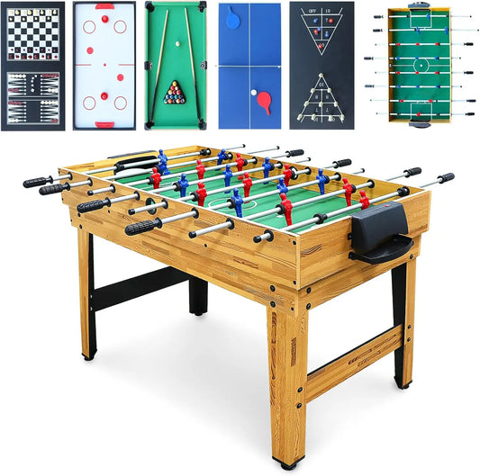 8-In-1 Combo Game Table Set For Home