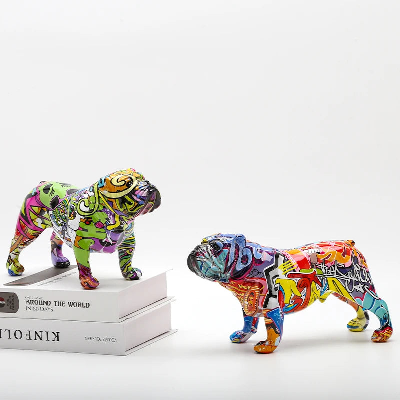 Creativity Bulldog Graffiti Home Decor
