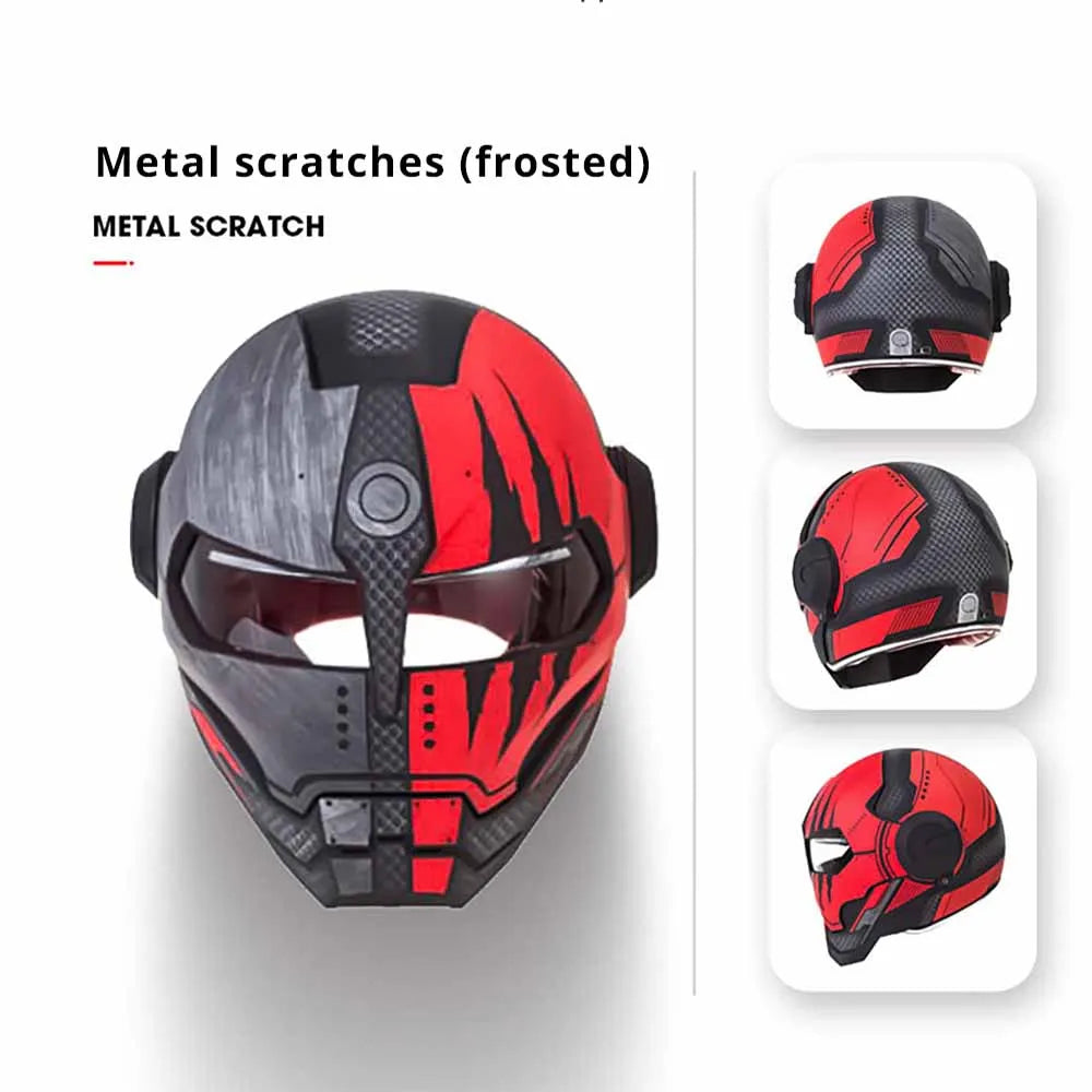 M-XL Biker Helmet Matte Scratch Full Face Wear-Resistant Breathable