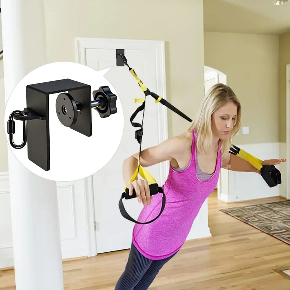 Door Mount Anchors For Body Weight Straps Strength Training Exercise Home