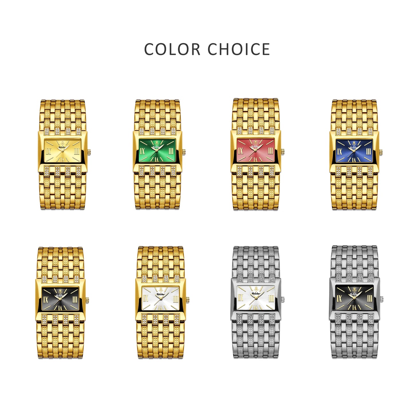 Women's Quartz Watch Gorgeous Rhinestones with Gift Box