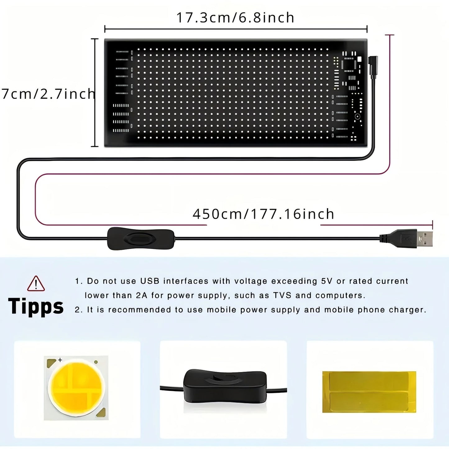 Huge Bright Devil Eyes LED Scrolling Car Displays
