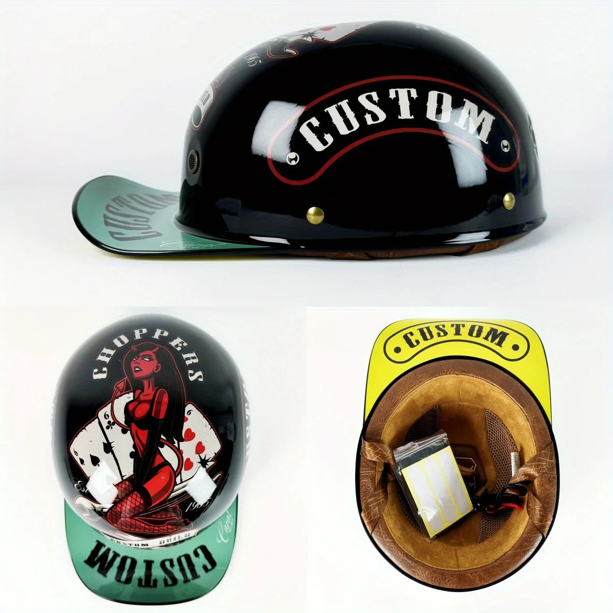 Motorcycle Retro Half Helmet Four Seasons Universal