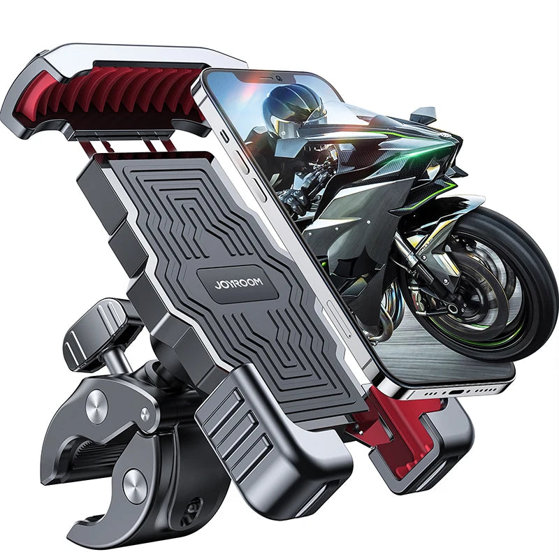 360° View Motorcycle Bike Phone Holder Universal Shockproof GPS Clip