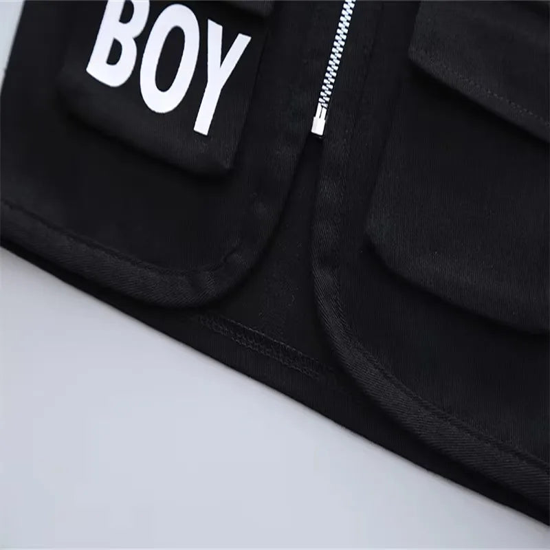 Boys Vest+ Long Sleeves Casual Pants Fashion Suit