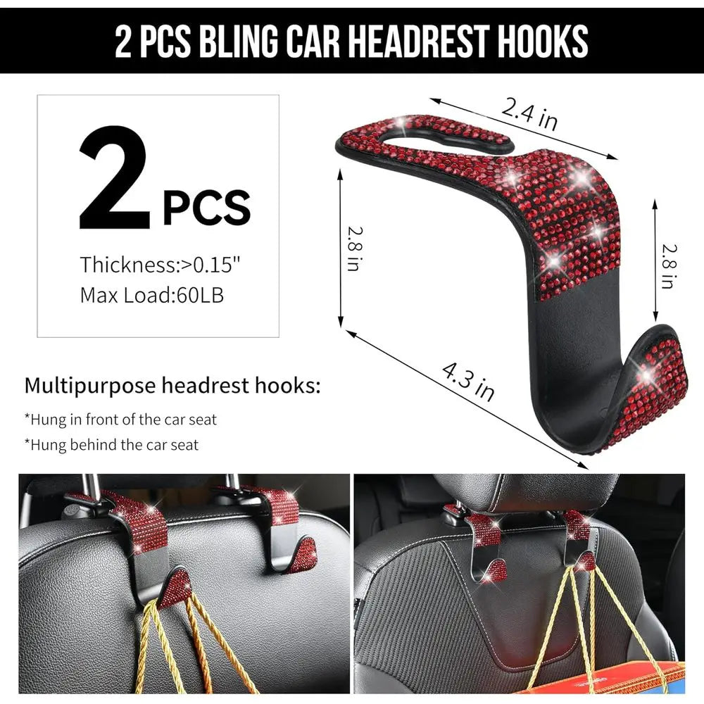 Glamorous Women's Car Accessory Set