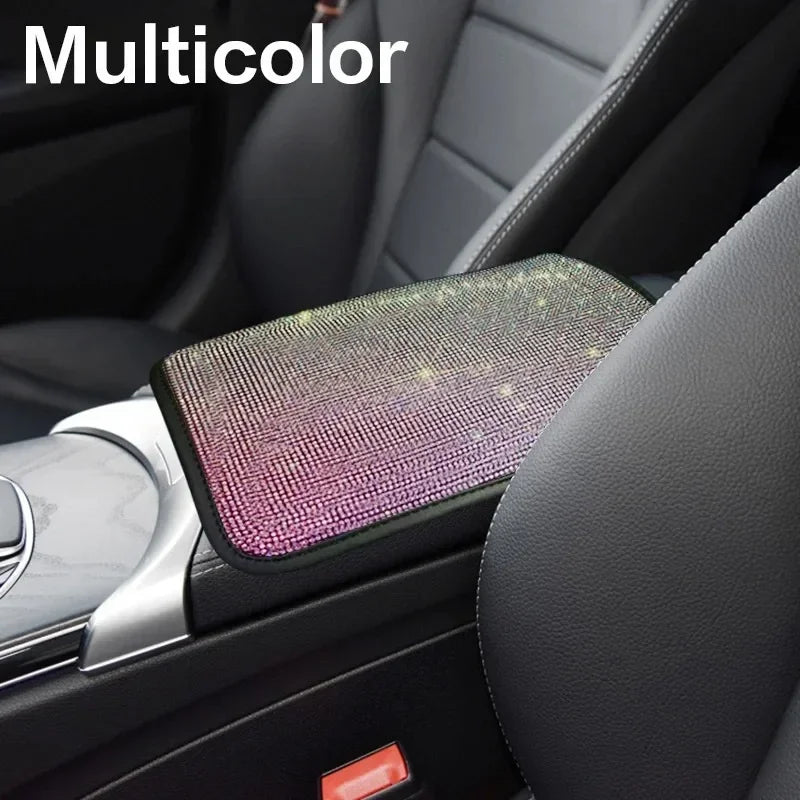 Diamond-Accented Car Interior Armrest Pad