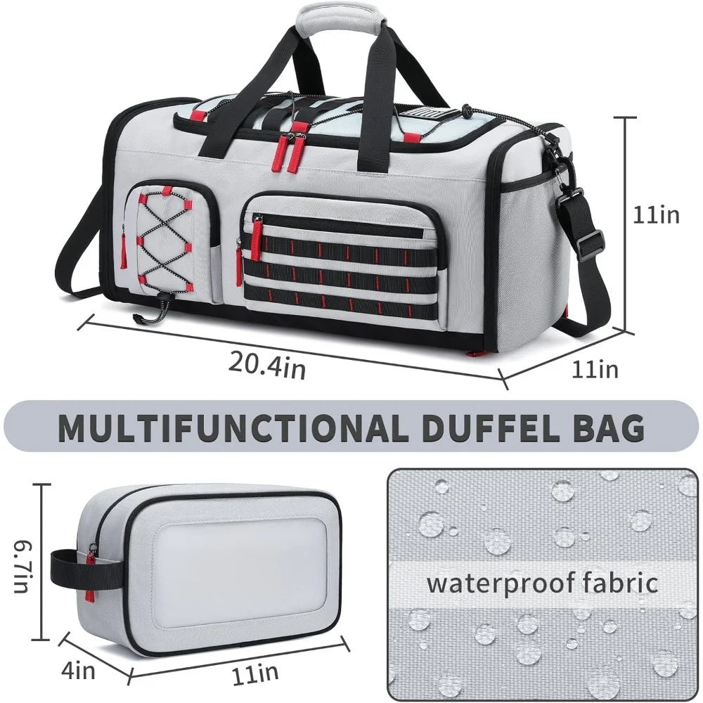 Gym Bag for Men & Women 45L Travel Sports Duffel Bag