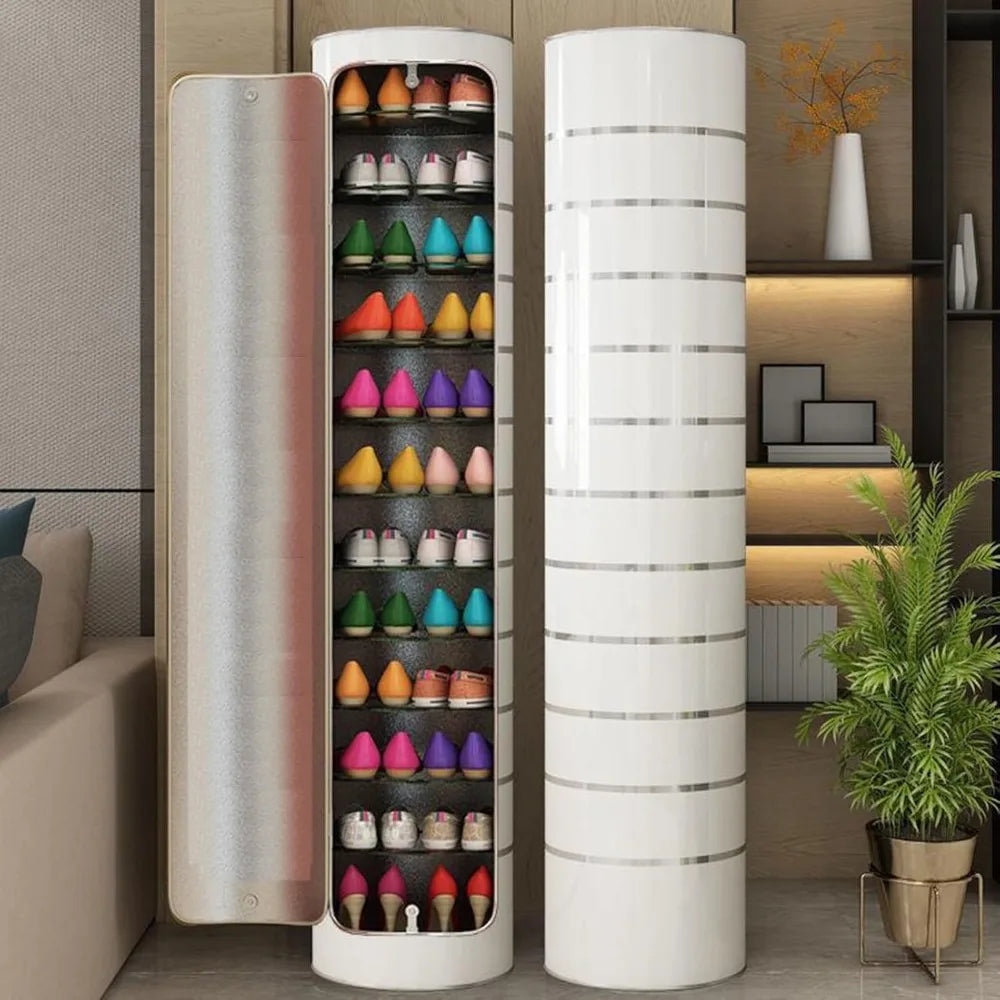 Rotative Rotating Shoe Rack Cabinet Tower