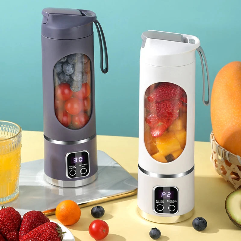 Fruit Juicer 8 Blades 3 Speeds Ice Crusher Portable Blender