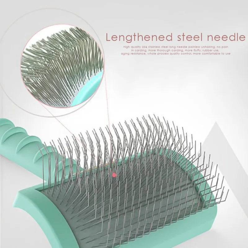 Grooming Comb Shedding Hair Removal Needle Brush