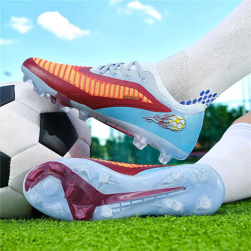 Boys Long Spike Training Cleats Soccer Shoes
