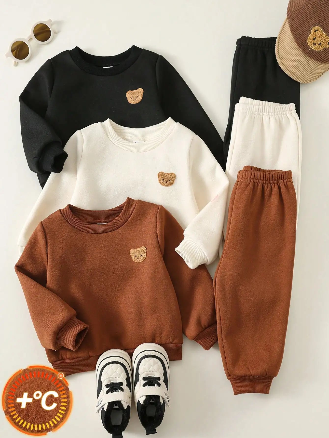 6pcs Set Baby Boy & Girl Cute Cartoon Outfits