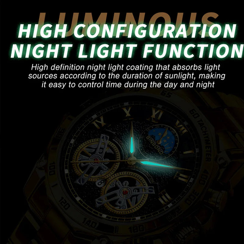 Decorative Military Waterproof Men's Wristwatch