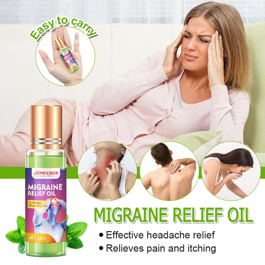 Migraine Essential Oils for Sinus Tension Headache & Migraine Relief