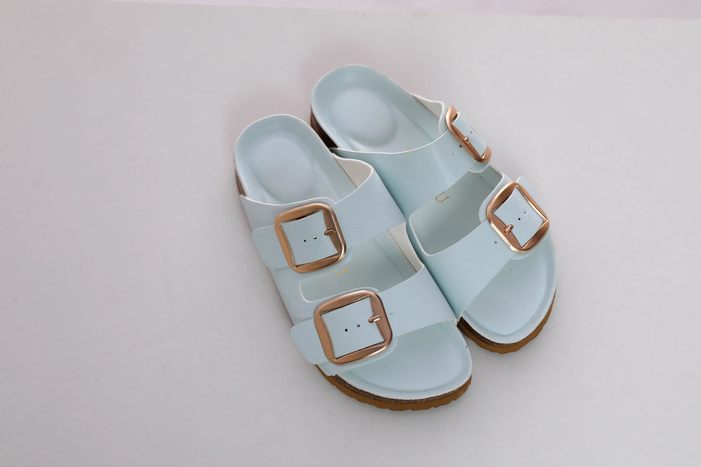 Comfortable Slip-Ons with Adjustable Buckle Straps