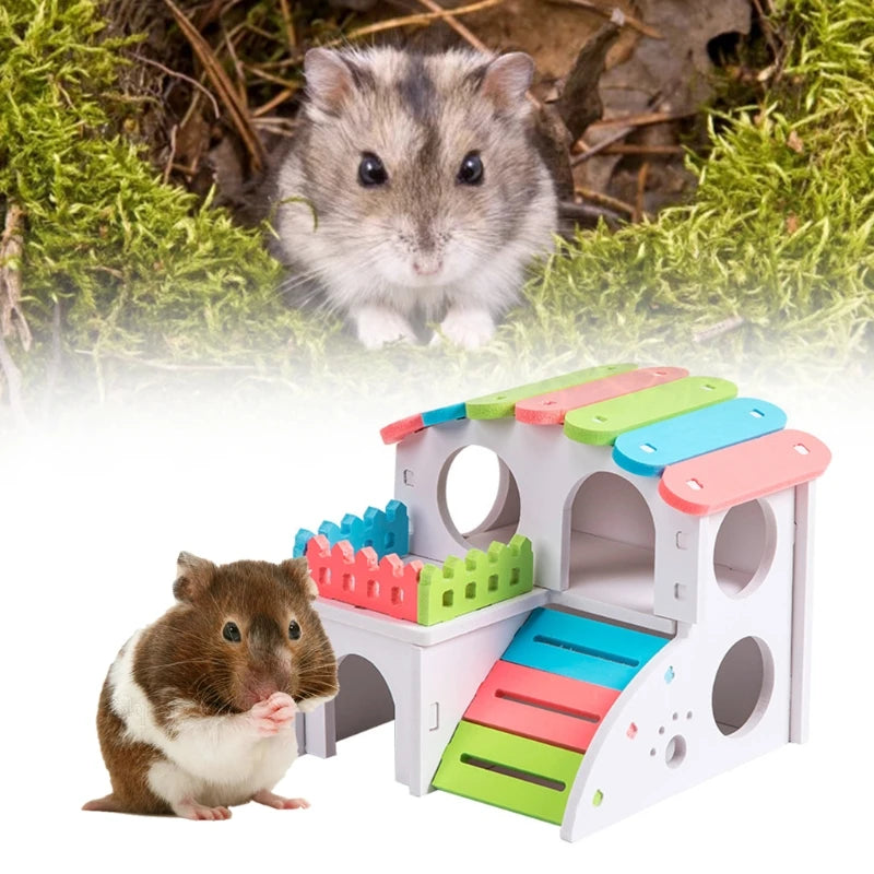 Plastic Nesting Habitat Small Animals Colorful