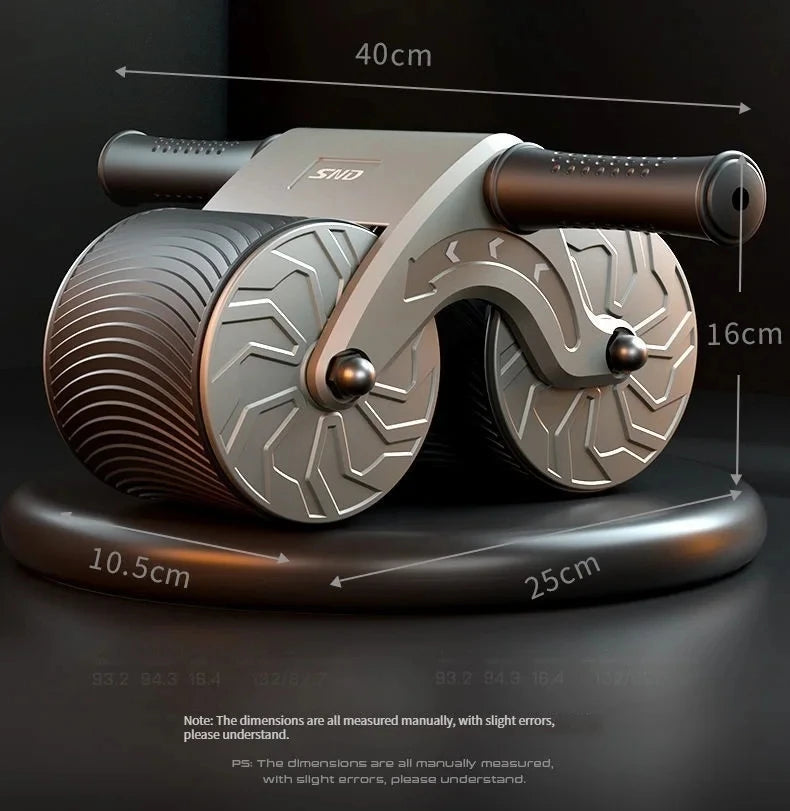 Abdominal Muscles Fitness Wheel Automatic Rebound Contracting